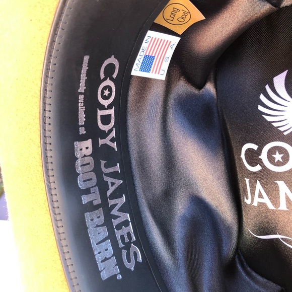 Beautiful. Stylish. Cody James Cowboy Hat. 5xxxxx. Made in the U. S.A long oval - Picture 4 of 8